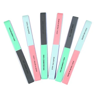Image of Mudder Nail File and Buffer Cosmetic Manicure, 7 Ways (6 Set)