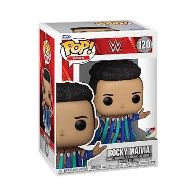 Image of Funko Pop! WWE: Rocky Maivia Dwayne &quot;The Rock&quot; Johnson Collectable Vinyl Figure Gift Idea Official Merchandise Toys for Kids &amp; Adults Sports Fans Model Collectors and Display