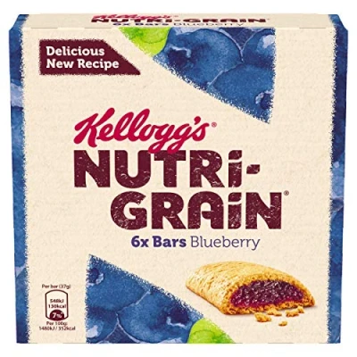 Image of Kellogg&#039;s Nutri Grain Blueberry Cereal Bars 6X37g 222g