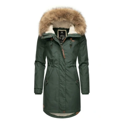 Image of Ragwear Tawny Winter coat, Women&#039;s, Size: XS, Pine green