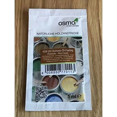 Image of Osmo UV Protection Oil Exterior 5ml Sample Sachet (Cedar 428)