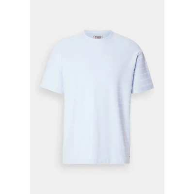Image of Scotch &amp; Soda Relaxed FIT Print Tshirt, Men&#039;s, Size: Medium, Blue