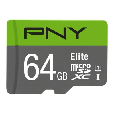 Image of PNY Elite Flash memory card 64 GB UHS I U1 / Class10 microSDXC