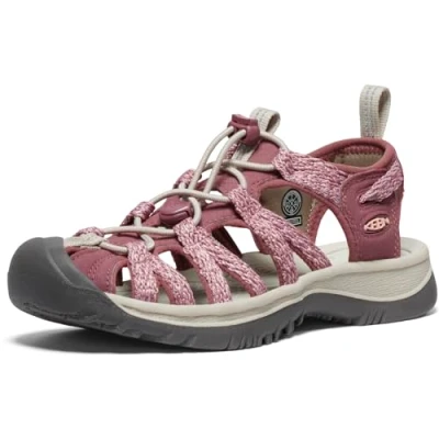Image of KEEN Women&#039;s Whisper Sandal, Rose Brown/Peach Parfait, 4.5 UK