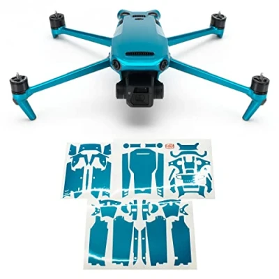 Image of WRAPGRADE Full Skin Stickers Compatible with Mavic 3 / Classic (CARIBBEAN BLUE)