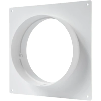Image of Vent Systems 150 mm / 6&quot; Inch Air Duct Connector Flange Plastic Ventilation Pipe Ducting for Round Flexible or Straight Pipes, Cooling Heating System HVAC
