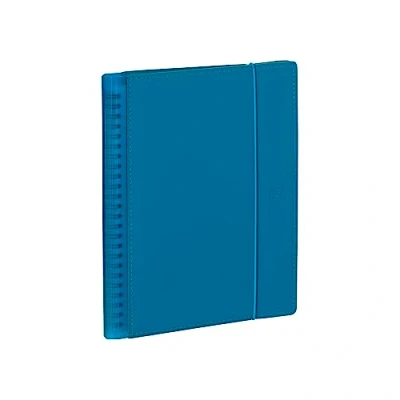 Image of OXFORD A4 Students Document Folder with 120 Pages / 60 Pockets Polypropylene Cover Two Tone Black/Blue