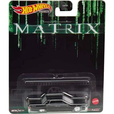 Image of Hot Wheels Matrix Die Cast Model 1964 Lincoln Continental Black Scale 1:64 8 cm Premium Real Riders HCP06