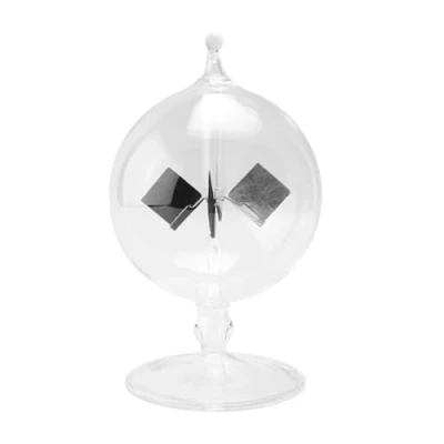 Image of BGFAVCV Solar Crookes Radiometer Glass Windmill Handmade Toy for Home Decoration Gift Transparent