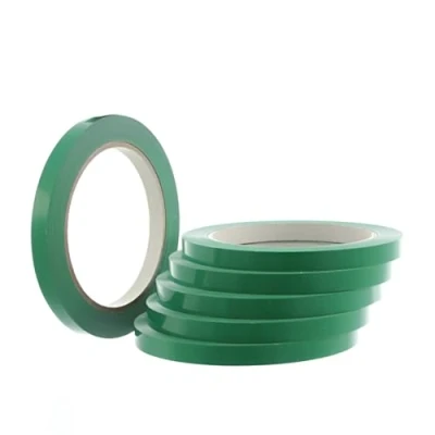Image of indigo® 9mm Vinyl Sealing Butcher Tape Bag Sealer Fruit Veg Food Sweets Adhesive (24, Green)