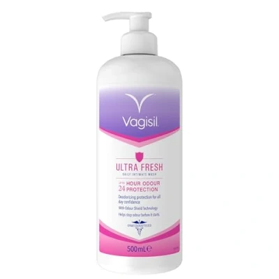 Image of Vagisil Intimate Hygiene Ultra Fresh for Feminine Daily Care, 500ml