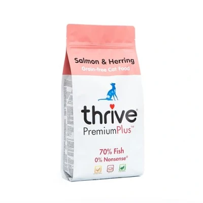 Image of thrive Cat PremiumPlus Dry Food SALMON &amp; HERRING 1.5kg