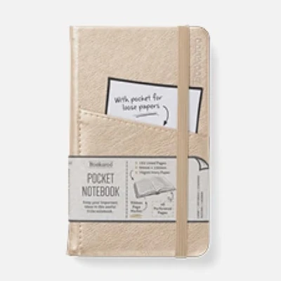 Image of IF Bookaroo A6 &#039;Pocket&#039; Notebook Gold