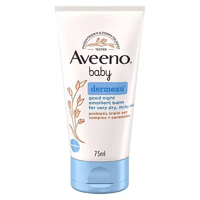 Image of Aveeno Baby Dermexa Good Night Emollient Balm, 75 ml