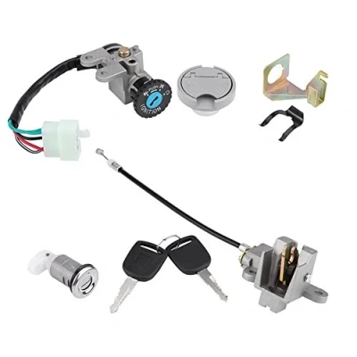 Image of Jonway Roller 50Ccm Scooter 50Cc Ignition Switch Fuel Gas Cap Seat Lock Key Set For Gy6 Taotao Roketa Moped Bike