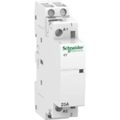 Image of Schneider A9C20868 63A 2NO+2NC 220 240 VAC Contactor iCT, White, Set of 4 Piece