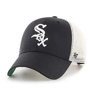 Image of &#039;47 Brand Snapback Cap BRANSON Chicago White Sox black