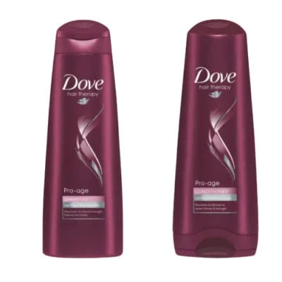Image of Dove Pro Age Hair Therapy Shampoo (250 ml) &amp; Conditioner (200
