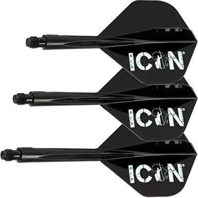 Image of Trinidad darts condor axe standard africa warrior black l 33. 5m 3 pcs.