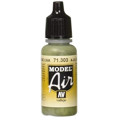 Image of AV Vallejo Model Air 17ml A 24M Camouflage Green