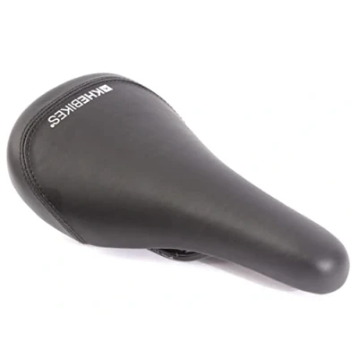 Image of KHE BMX MTB Dirt Jump Saddle Prism Black Only 266 g Padded CrMo Rails