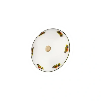 Image of Moon Cottage Style Finished Flush Ceiling Lamp Antique Brass, 1x E27