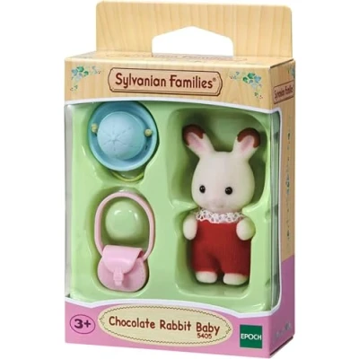 Image of Sylvanian Families 5405 Chocolate Rabbit Baby Dollhouse Playsets