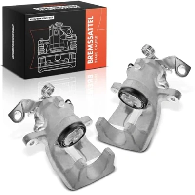 Image of Frankberg Brake Caliper Rear Left and Right Compatible with Astra MK IV 2002 2005 V 2004 2010 Zafira I 2000 Meriva 2003 Omega B Replace# 542106 93179158