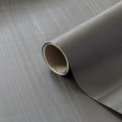 Image of d c fix vinyl wrap quadro dark grey wood effect 67,5 cm x 1,5 m sticky back plastic roll for furniture, kitchen &amp; cupboards contact paper sticker self adhesive film