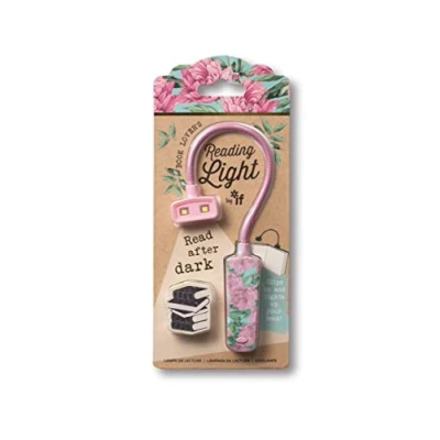 Image of IF Book Lover&#039;s Reading Light Floral, Pink