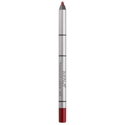 Image of IMPALA Creamy Waterproof Lip Pencil Dark Red Color 203 Permanent Liner Long lasting Volumizing Effect