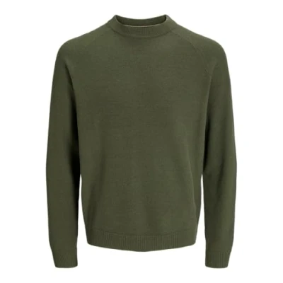 Image of JACK &amp; JONES Men&#039;s Jcomazer Knit Crew Neck Jumper, Urban Chic, M