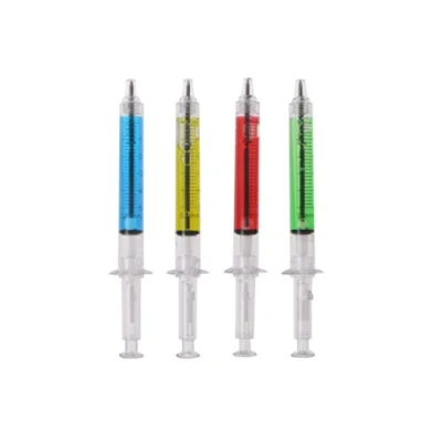 Image of 4Pcs Novelty Gel Pen Ballpoint Black Liquid Medical