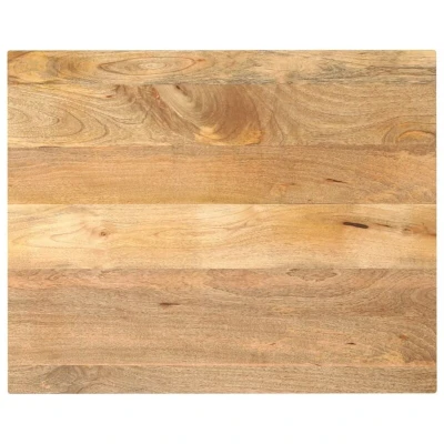 Image of vidaXL Table Top 100x80x3.8 cm Rectangular Solid Wood Mango