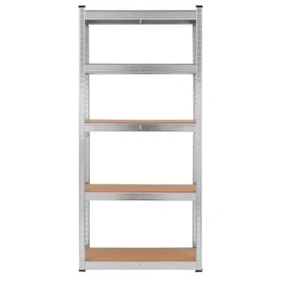 Image of TOUGH MASTER Garage Shelving Units 5 Tier Racking Shelf Heavy Duty Steel Boltless Assembly 750kg Capacity 150kg per Shelf, 150x70x30 Storage Shelves for Warehouse Workshop Shed