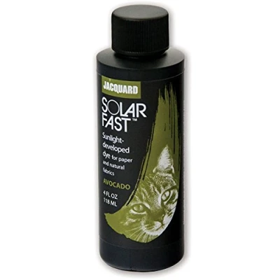 Image of Jacquard Products Solarfast Dye Avocado for Paper and Fabric 8oz