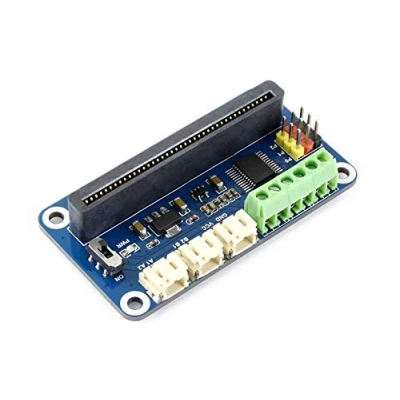 Image of Waveshare Driver Breakout for Micro:bit Drive Two Channel DC Motors and Three Servos Directly Pluggable Onboard Multi Connector Options