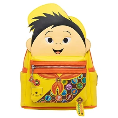 Image of Loungefly Disney Pixar Up Russell Cosplay Womens Mini Backpack Purse, Multicolor, One Size, Urban, Novelty/Themed