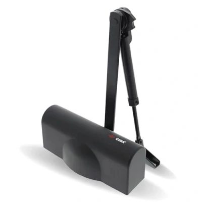 Image of CISA C141603090 C1416 03 0 Door Closer, Matt Black, Max 80 kg