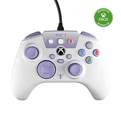 Image of Turtle Beach React R Controller White/Purple Xbox Series XS, One and PC