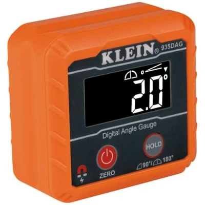 Image of Klein Tools 935DAG Digital Electronic Level and Angle Gauge, Measures 0 90 180 Degree Ranges, Sets Angles
