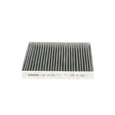Image of 27277Z5000, 999M1VS251, AY684NS001 Pollen Filter BOSCH 1 987 435 592 Activated Carbon 216mm 200mm 30mm SUBARU: Forester II, NISSAN: X Trail