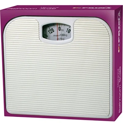 Image of 130KG Bathroom Scale Weighing Body Weight Mechanical Home Lose Fat DIAL White
