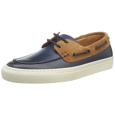 Image of Ted Baker Men&#039;s EUENB Boat Shoe, Navy, 7 UK