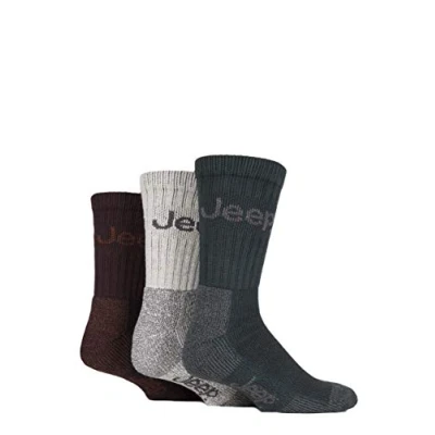 Image of 3 Pair Assorted Luxury Terrain Socks Gift Box Men&#039;s 6 11 Mens Jeep