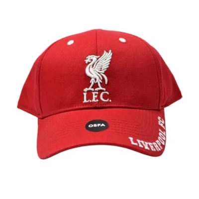 Image of Liverpool FC Unisex Adult Mass Frost Snapback Cap (One Size) (Red/White), Red/White, One Size