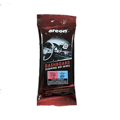 Image of Areon Dashboard Cleaning Wet Wipes (1x25 Count)