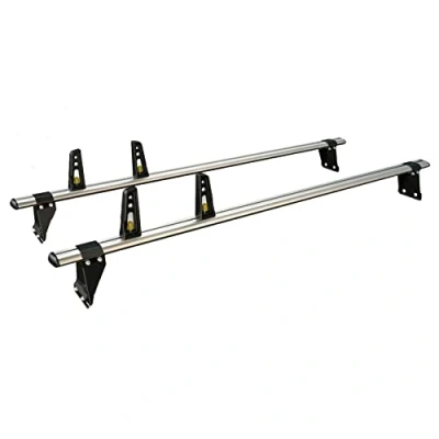Image of Van Guard Roof Rack for Ford Transit (MK6/7 2000 2014) 2 Bars + 4 Load Stops [Only Suitable Low Models] Ulti Bar VG49