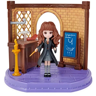 Image of Wizarding World, Magical Minis Charms Classroom with Exclusive Hermione Granger Figure and Accessories, Kids Toys for Girls Boys Ages 5 up
