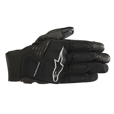 Image of Alpinestars Motorcycle Gloves Stella Faster Black Black, Black/Black, XL